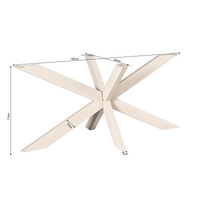 Matrixpoot Zand Ovaal/Rechthoek 160 cm Koker 4x8 cm
