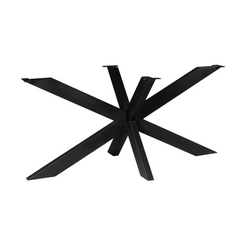 Matrixpoot Zwart Ovaal/Rechthoek 160 cm Koker 5x10 cm