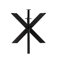 Matrixpoot Zwart Ovaal/Rechthoek 160 cm Koker 5x10 cm