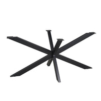 Matrixpoot Zwart Ovaal/Rechthoek 160 cm Koker 4x8 cm