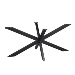 Matrixpoot Zwart Ovaal/Rechthoek 160 cm Koker 4x8 cm