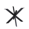 Matrixpoot Zwart Rond 140 cm Koker 4x8 cm - metaal - Mooier Thuis