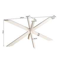 Matrixpoot Zand Ovaal/Rechthoek 140 cm Koker 4x8 cm