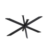 Matrixpoot Zwart Ovaal/Rechthoek 140 cm Koker 4x8 cm - metaal - Mooier Thuis