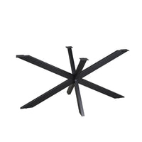 Matrixpoot Zwart Ovaal/Rechthoek 140 cm Koker 4x8 cm