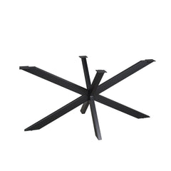 Matrixpoot Zwart Ovaal/Rechthoek 140 cm Koker 4x8 cm
