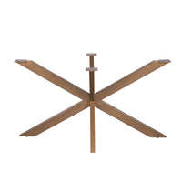 Matrixpoot Brons Ovaal/Rechthoek 140 cm Koker 4x8 cm