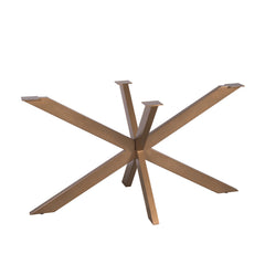 Matrixpoot Brons Ovaal/Rechthoek 140 cm Koker 4x8 cm
