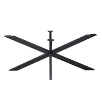 Matrixpoot Zwart Ovaal/Rechthoek 190 cm Koker 4x8 cm