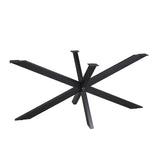 Matrixpoot Zwart Ovaal/Rechthoek 190 cm Koker 4x8 cm - metaal - Mooier Thuis
