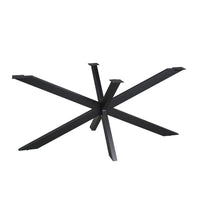 Matrixpoot Zwart Ovaal/Rechthoek 190 cm Koker 4x8 cm