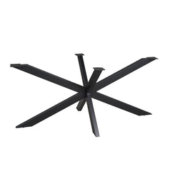Matrixpoot Zwart Ovaal/Rechthoek 190 cm Koker 4x8 cm