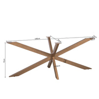 Matrixpoot Brons Ovaal/Rechthoek 190 cm Koker 4x8 cm