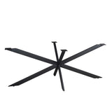 Matrixpoot Zwart Ovaal/Rechthoek 190 cm Koker 2,5x7,5 cm - metaal - Mooier Thuis