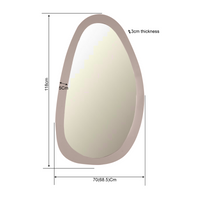 Starfurn Spiegel Lou | 70 cm | Zand - Mooier Thuis