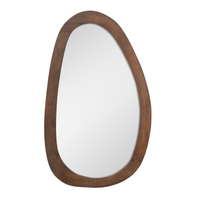 Spiegel Lou | 60 cm | bruin - Mooier Thuis