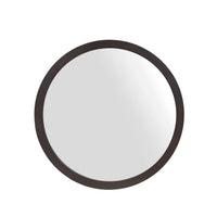 Ronde spiegel Dide Bruin Mangohout 80 cm