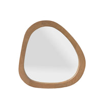 Organische spiegel Lou naturel mangohout 55 cm