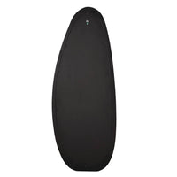 Organische spiegel Lou zwart mangohout 180 cm