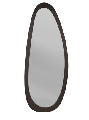 Organische spiegel Lou bruin mangohout 180 cm