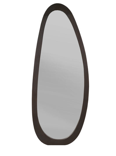 Organische spiegel Lou bruin mangohout 180 cm