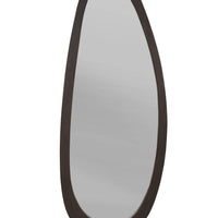 Organische spiegel Lou bruin mangohout 180 cm