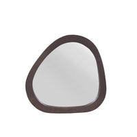 Organische spiegel Lou bruin mangohout 43 cm