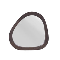 Organische spiegel Lou bruin mangohout 55 cm