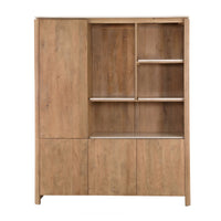 Marmeren inlegplank Dallas vakkenkast XL – beige - 4 stuks