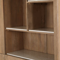 Marmeren inlegplank Dallas vakkenkast XL – beige - 4 stuks