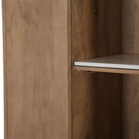 Marmeren inlegplank Dallas vakkenkast – beige - 2 stuks