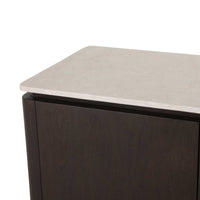 Marmeren bovenblad Dallas dressoir 100 cm – beige