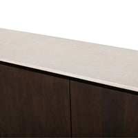 Marmeren bovenblad Dallas dressoir 210 cm – beige
