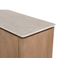 Marmeren bovenblad Dallas tv-meubel 165 cm – beige