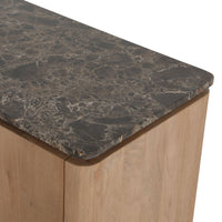 Marmeren bovenblad Dallas tv-meubel 165 cm – bruin