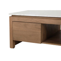 Marmeren bovenblad Dallas salontafel – beige