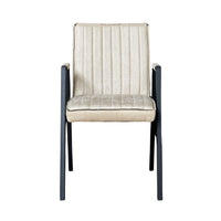 Starfurn Set van 2 - Eetkamerstoel Tivoli Bull Beige met Armleuning