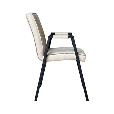 Set van 2 - Eetkamerstoel Tivoli Bull Beige met Armleuning