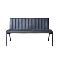 Starfurn Eetkamerbank Tivoli Bull | Antraciet | 155 cm - Mooier Thuis
