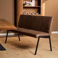 Eetkamerbank Tivoli Bull | Bruin | 155 cm - Mooier Thuis