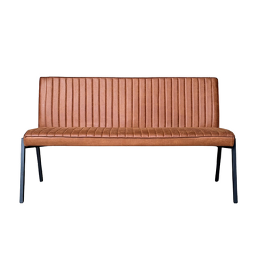 Eetkamerbank Tivoli Bull | Cognac | 155 cm