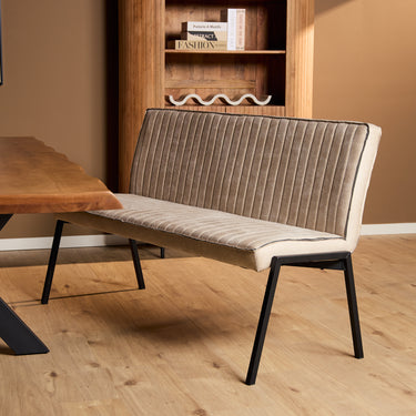 Eetkamerbank Tivoli Bull | Beige | 155 cm