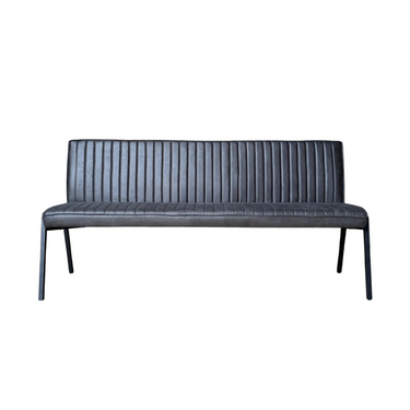 Eetkamerbank Tivoli Bull | Antraciet | 185 cm