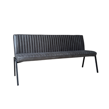 Eetkamerbank Tivoli Bull | Antraciet | 185 cm