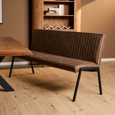 Eetkamerbank Tivoli Bull | Bruin | 185 cm