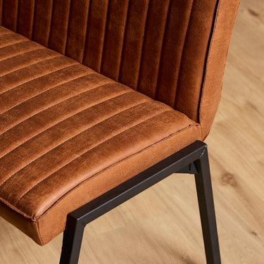 Eetkamerbank Tivoli Bull | Cognac | 185 cm