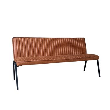 Eetkamerbank Tivoli Bull | Cognac | 185 cm
