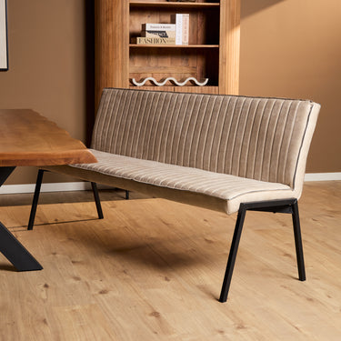 Eetkamerbank Tivoli Bull | Beige | 185 cm