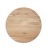 Tafelblad Eiken Ferris Rond - 130 cm Naturel - hout en eikenhout - Mooier Thuis