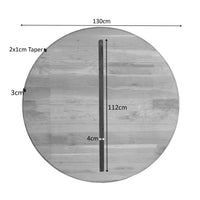 Tafelblad Eiken Ferris Rond - 130 cm Naturel